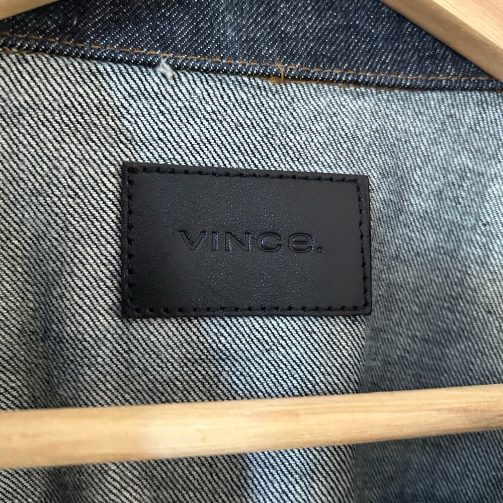 Vince Denin Jacket Dark Blue Jeans
